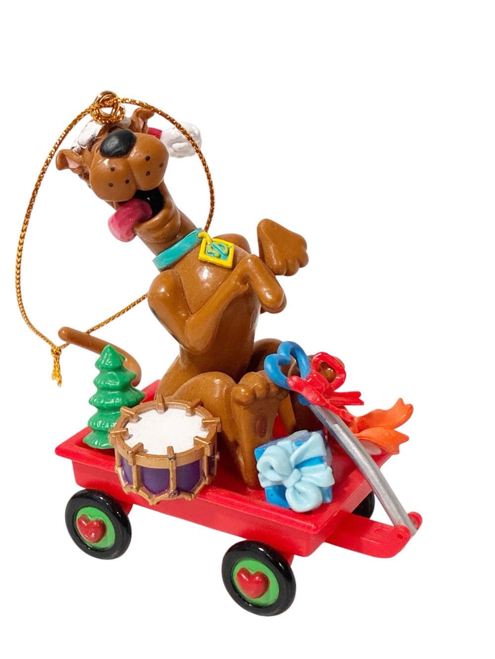 SCOOBY-DOO Vintage Sled Christmas Ornament Hanna-Barbera Cartoon Network